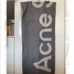 Acne Studios reversible shawl scarf
